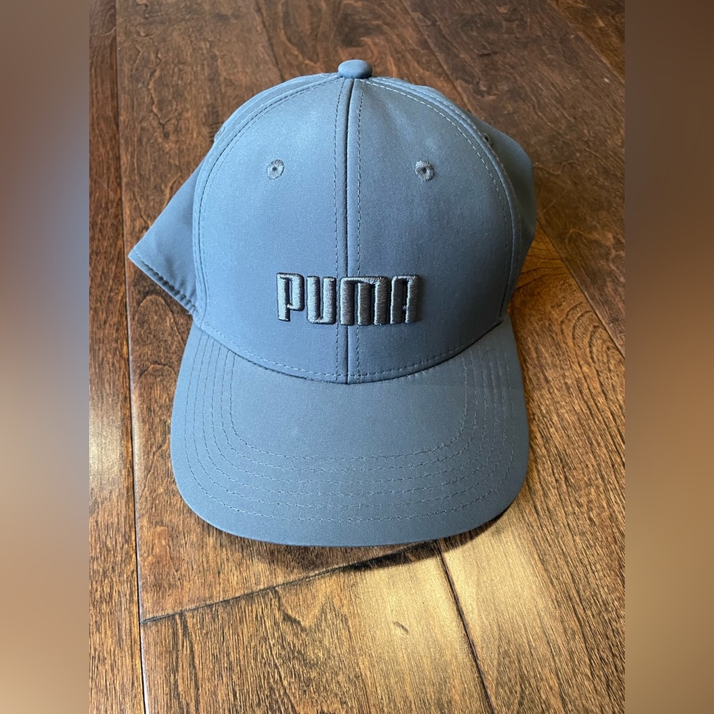 Puma Stretch Fitted Hat - Gray , Size L/XL